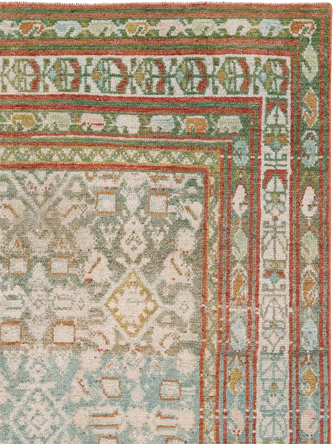 Antique Persian Malayer Accent Rug, No.32890 - Staging