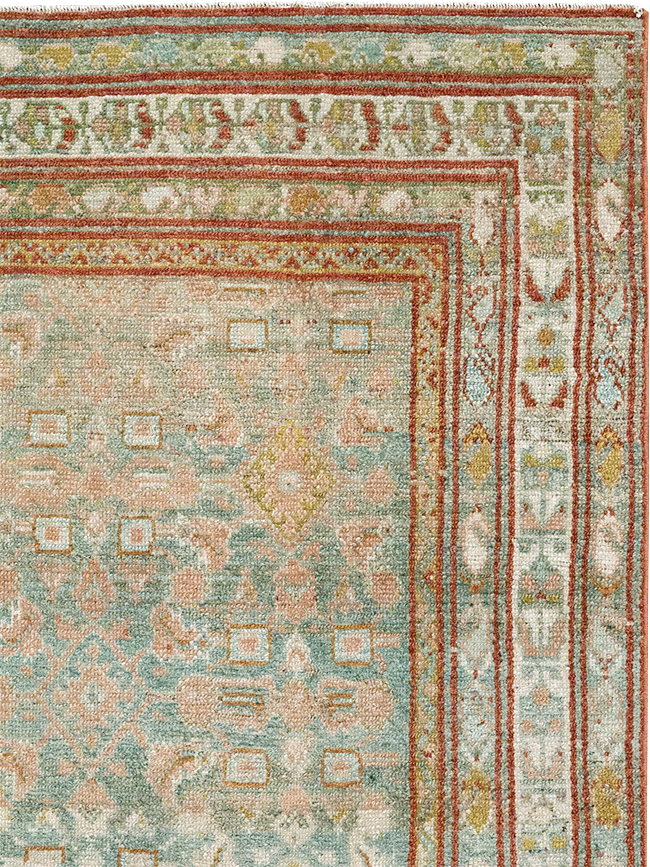 Antique Persian Malayer Accent Rug, No.32890 - Staging