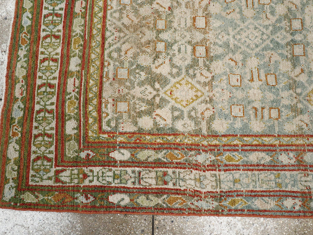 Antique Persian Malayer Accent Rug, No.32890 - Staging