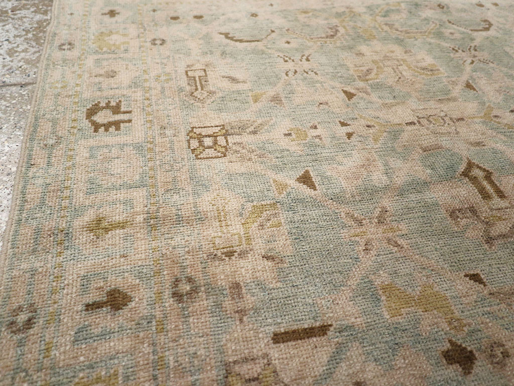 Vintage Persian Malayer Throw Rug, No.32899 - Staging