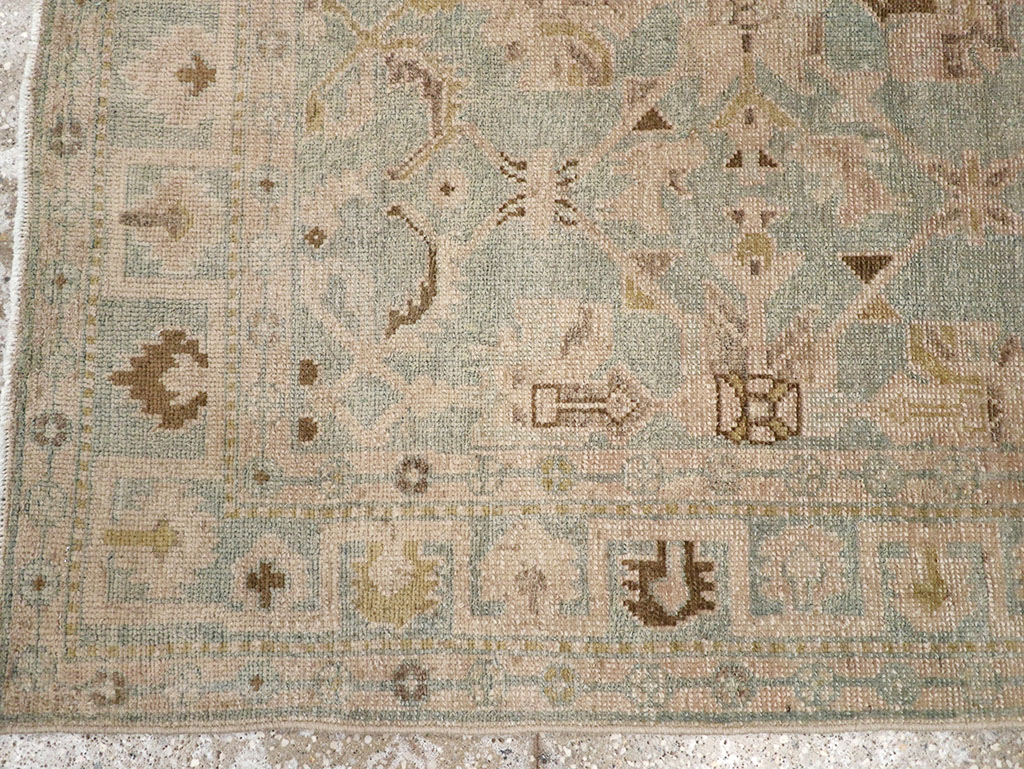 Vintage Persian Malayer Throw Rug, No.32899 - Staging