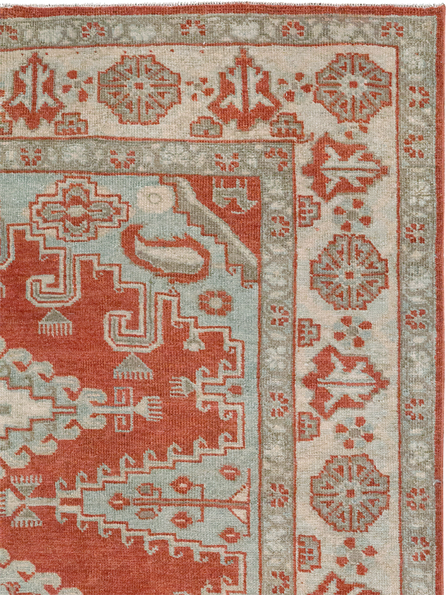 Vintage Persian Veece Accent Rug, No.32906 - Staging