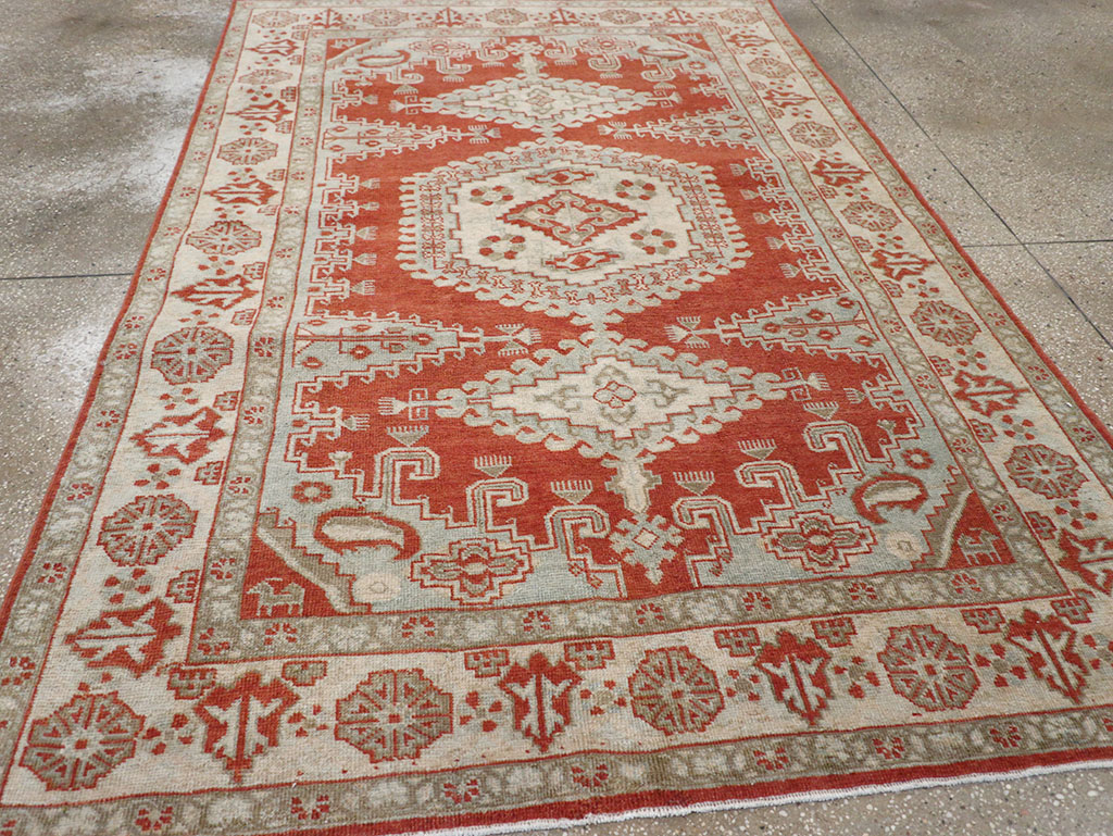 Vintage Persian Veece Accent Rug, No.32906 - Staging