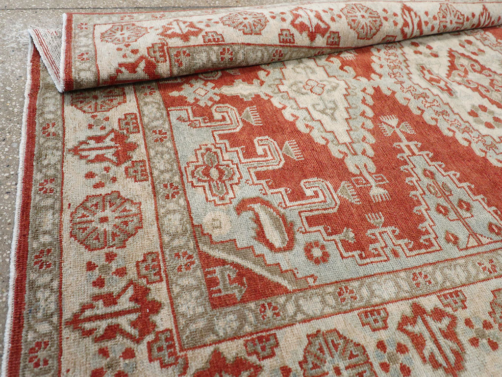 Vintage Persian Veece Accent Rug, No.32906 - Staging