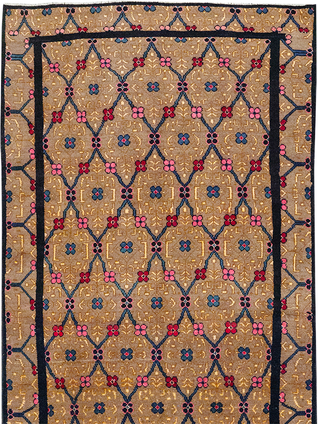 Vintage Persian Serab Gallery Rug, No.32909 - Staging