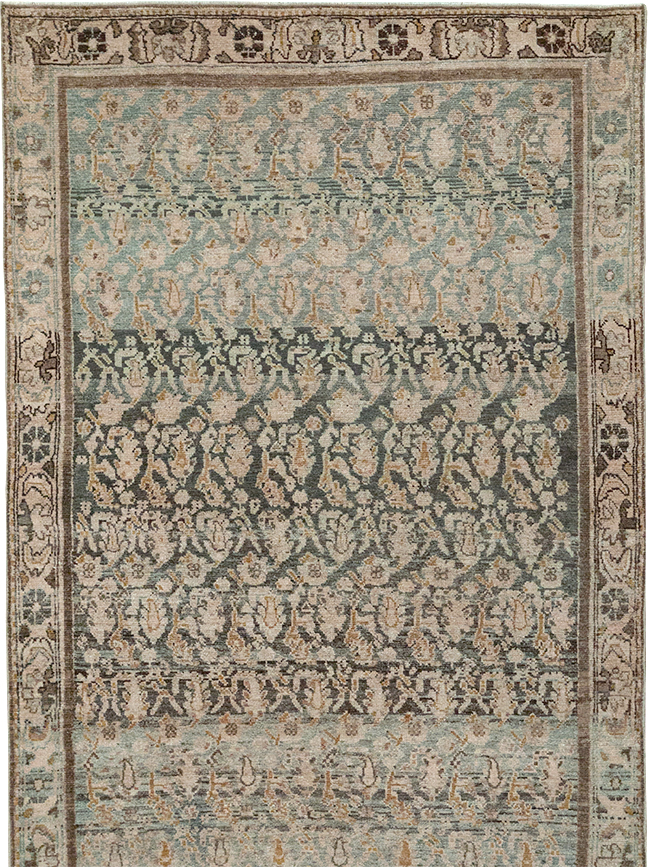 Antique Persian Malayer Long Runner, No.32912 - Staging