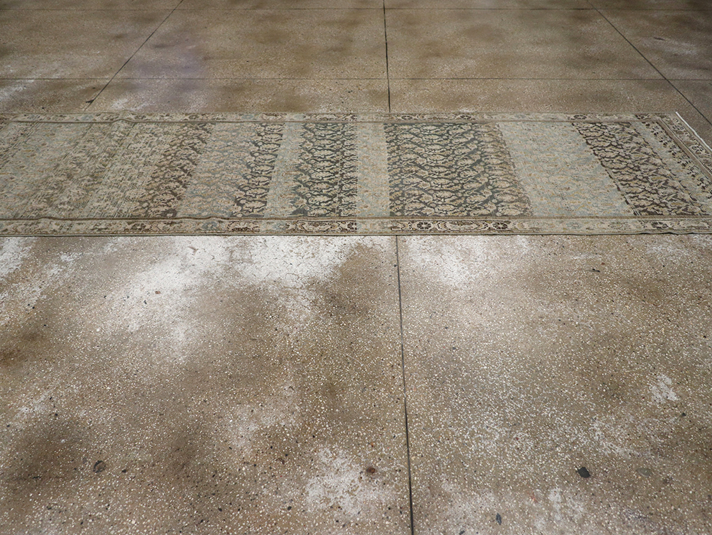 Antique Persian Malayer Long Runner, No.32912 - Staging