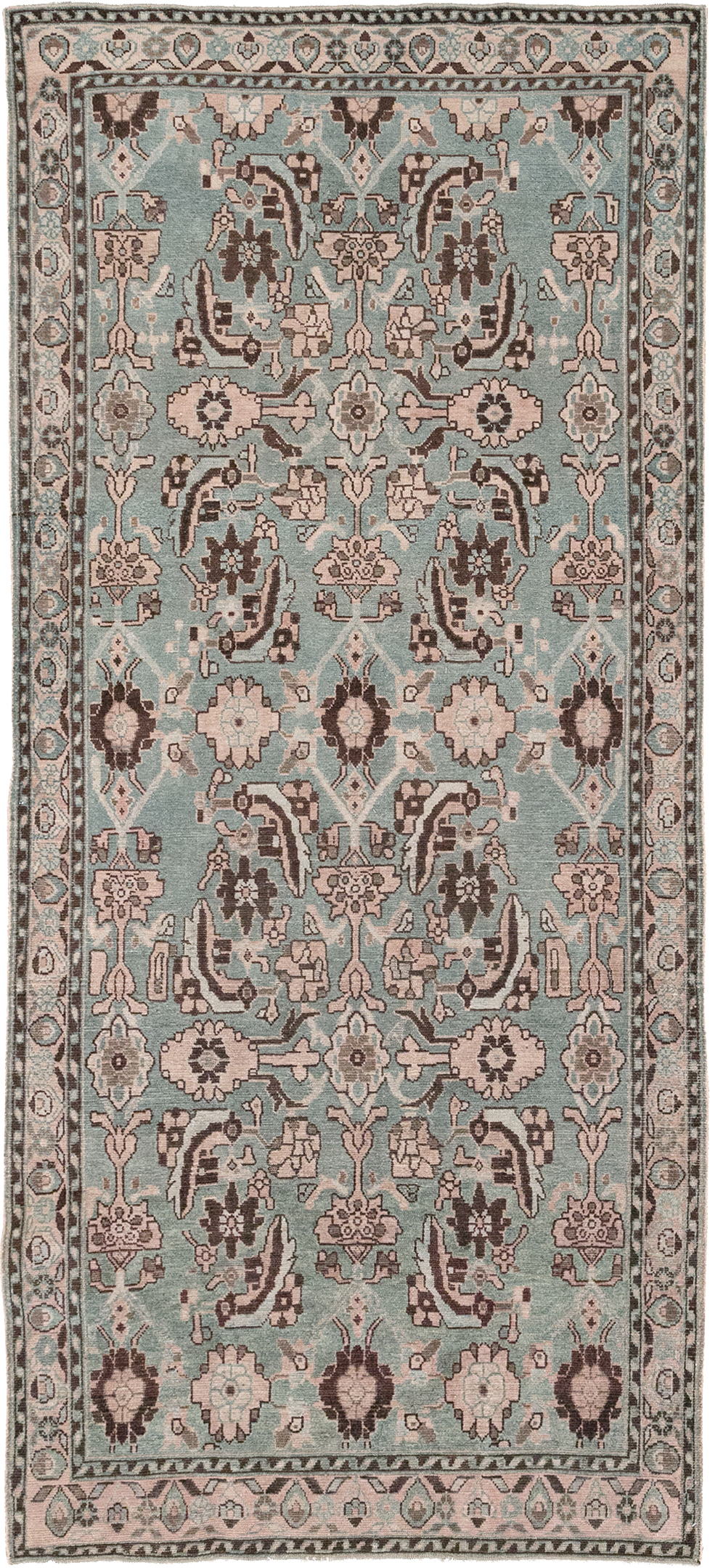 Vintage Persian Malayer Gallery Rug, No.32913 - Staging