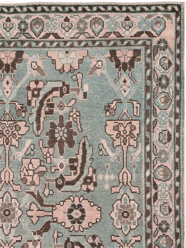 Vintage Persian Malayer Gallery Rug, No.32913 - Staging