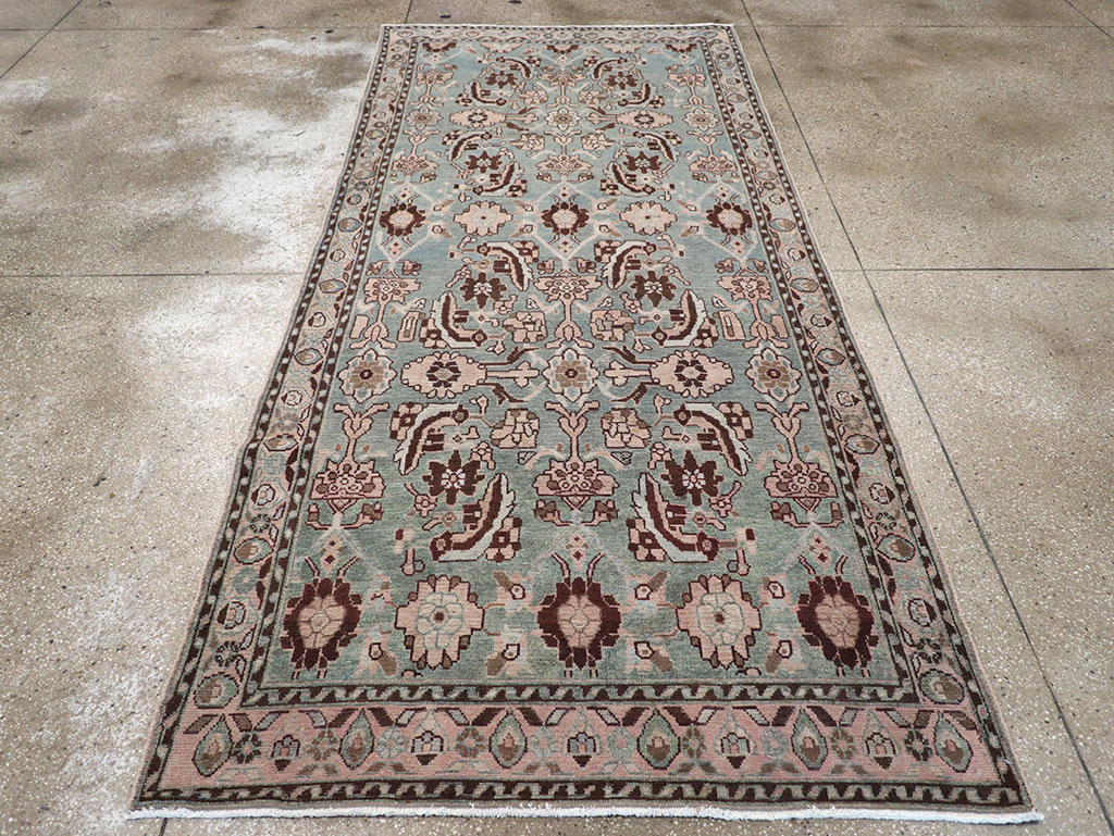 Vintage Persian Malayer Gallery Rug, No.32913 - Staging