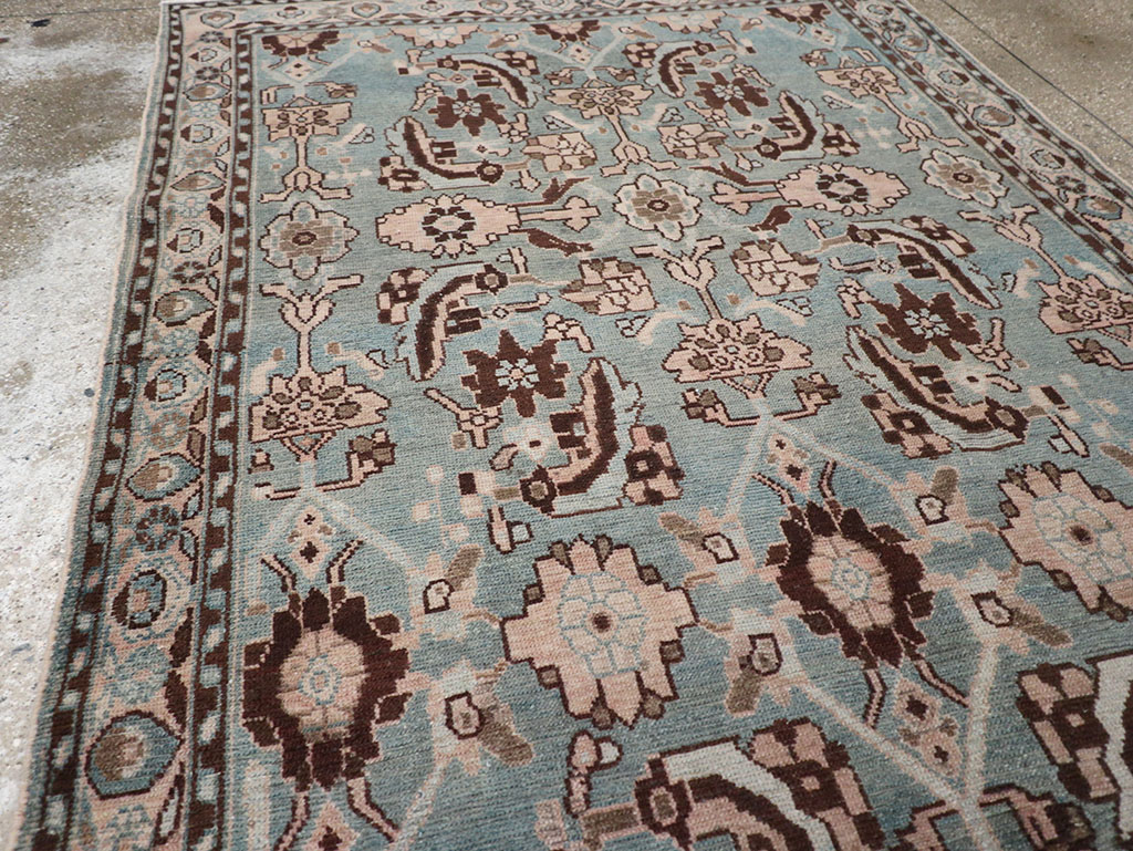 Vintage Persian Malayer Gallery Rug, No.32913 - Staging