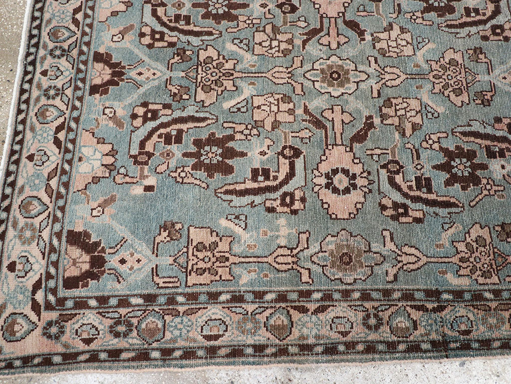 Vintage Persian Malayer Gallery Rug, No.32913 - Staging
