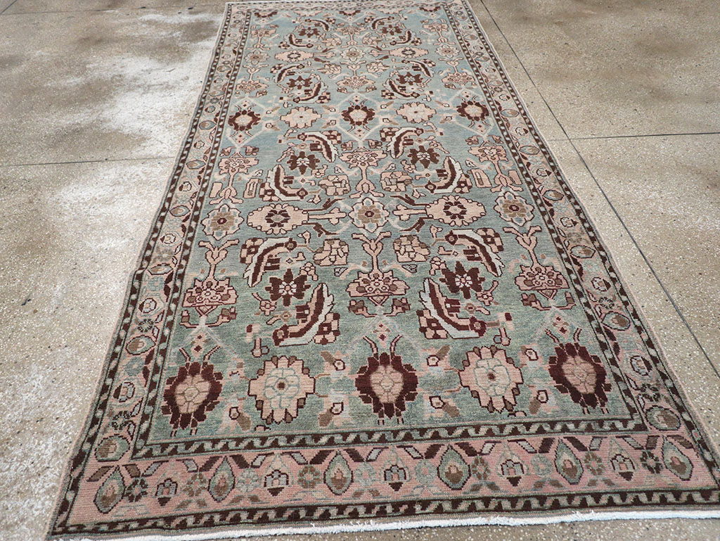 Vintage Persian Malayer Gallery Rug, No.32913 - Staging