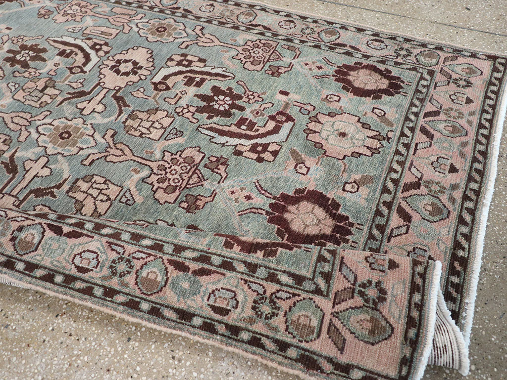 Vintage Persian Malayer Gallery Rug, No.32913 - Staging