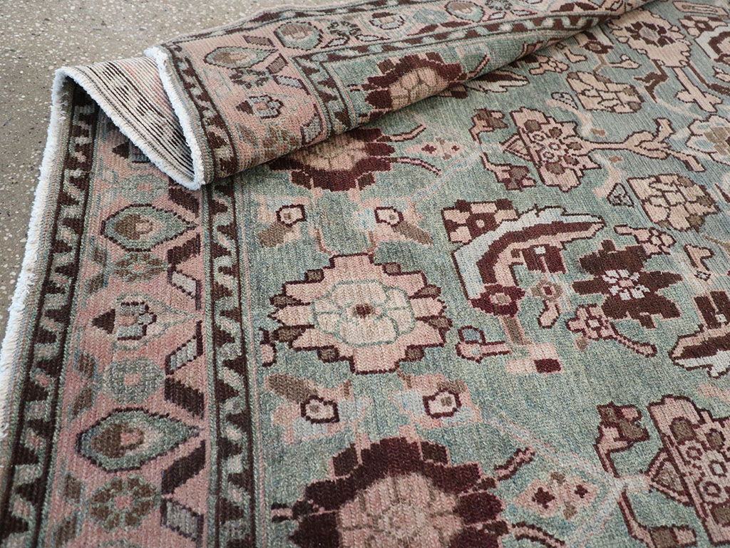 Vintage Persian Malayer Gallery Rug, No.32913 - Staging