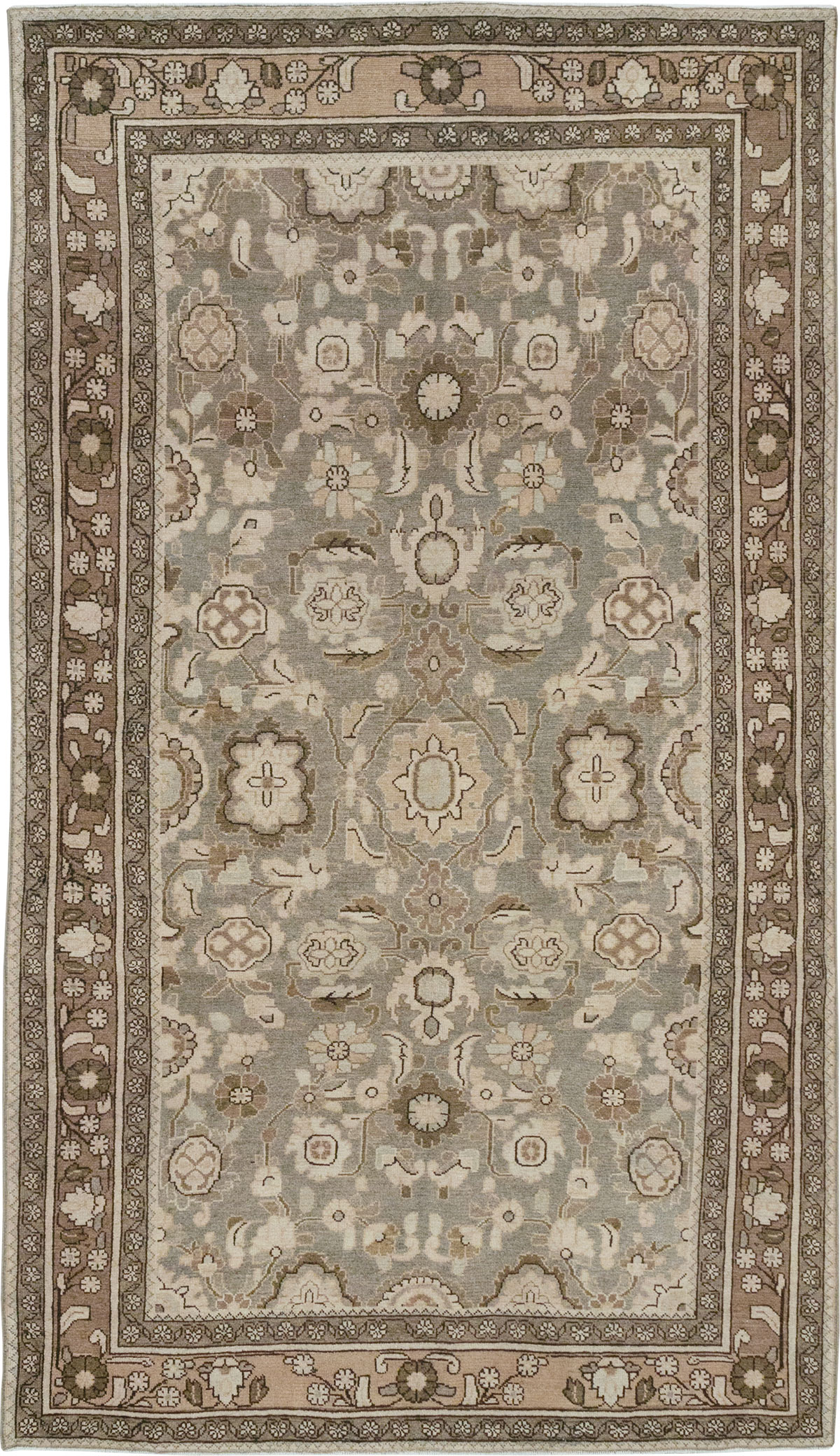 Vintage Persian Malayer Accent Rug, No.32914 - Staging