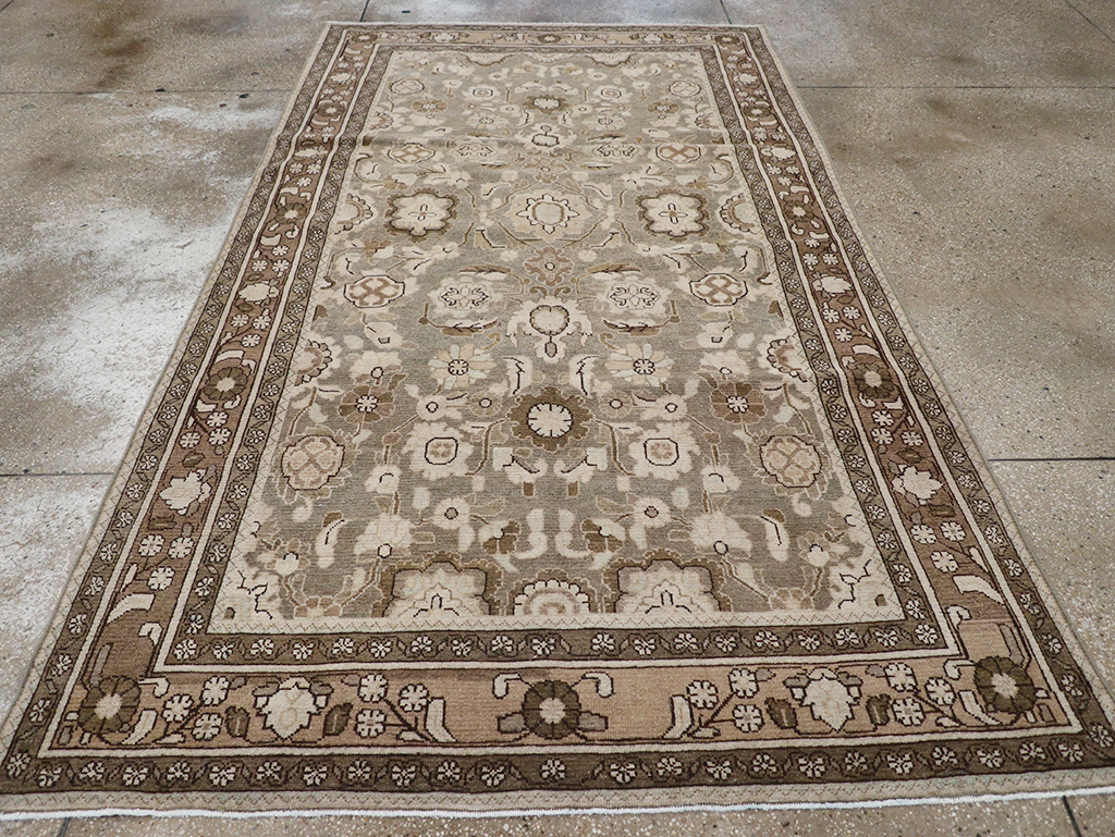 Vintage Persian Malayer Accent Rug, No.32914 - Staging