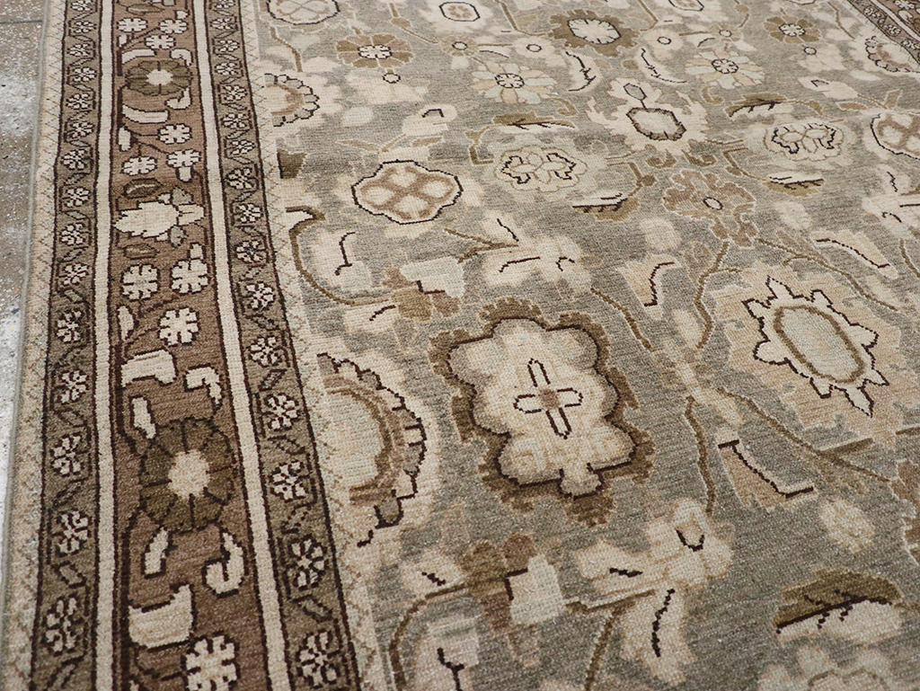 Vintage Persian Malayer Accent Rug, No.32914 - Staging