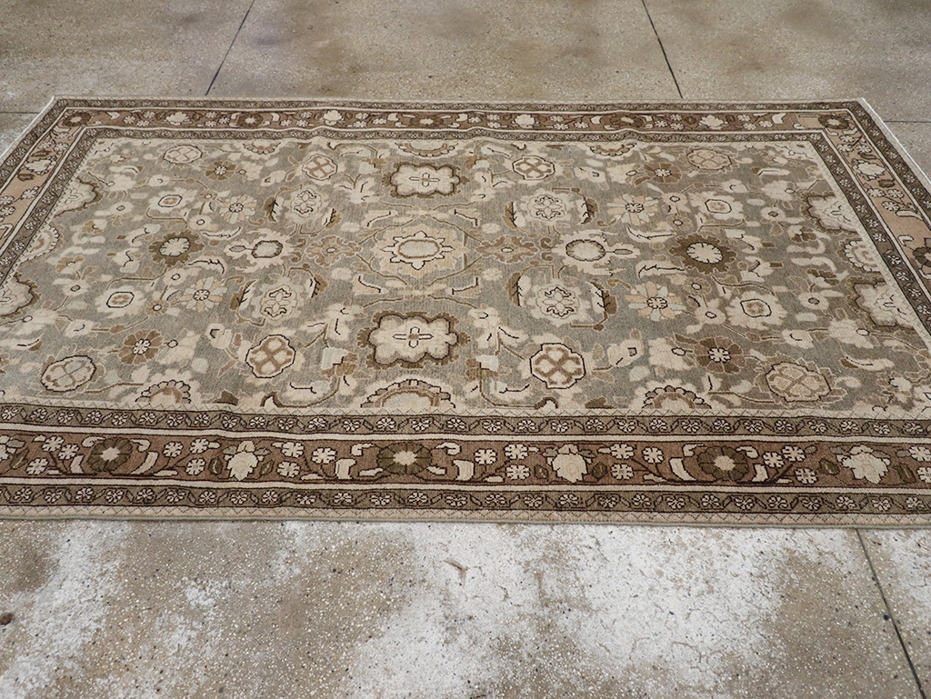 Vintage Persian Malayer Accent Rug, No.32914 - Staging