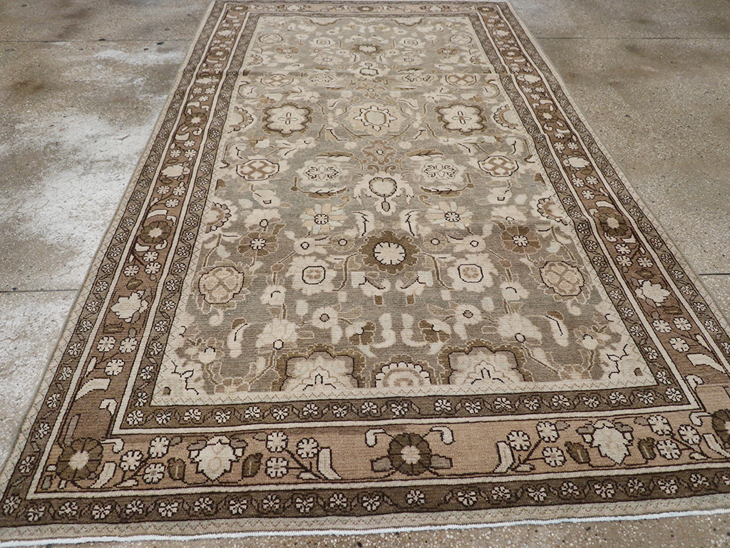 Vintage Persian Malayer Accent Rug, No.32914 - Staging