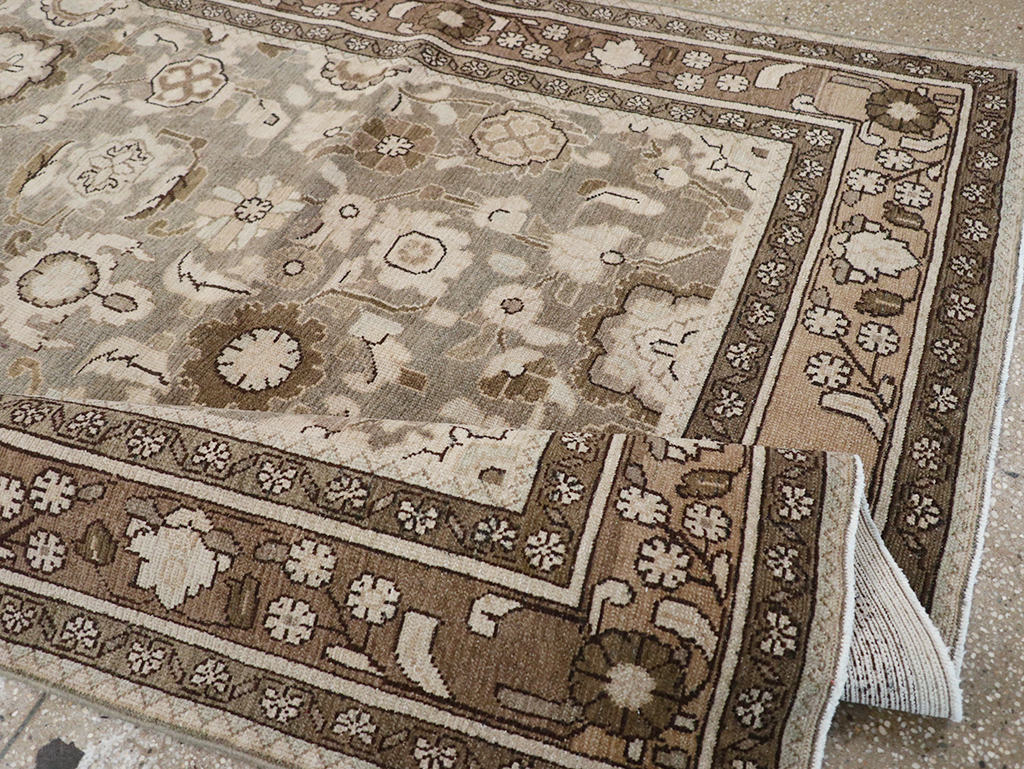 Vintage Persian Malayer Accent Rug, No.32914 - Staging