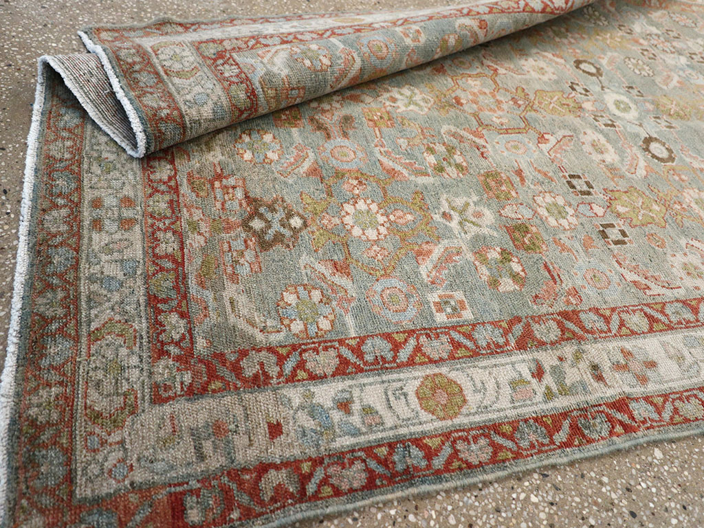 Vintage Persian Malayer Rug, No.32915 - Staging