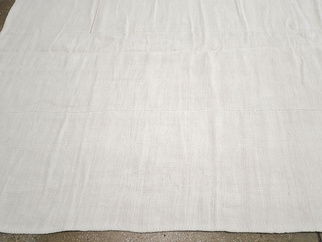 Vintage Turkish Flatweave Kilim Large Carpet, No.32919 - Staging