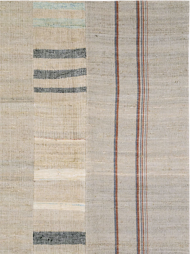 Vintage Turkish Flatweave Room Size Carpet, No.32920 - Staging