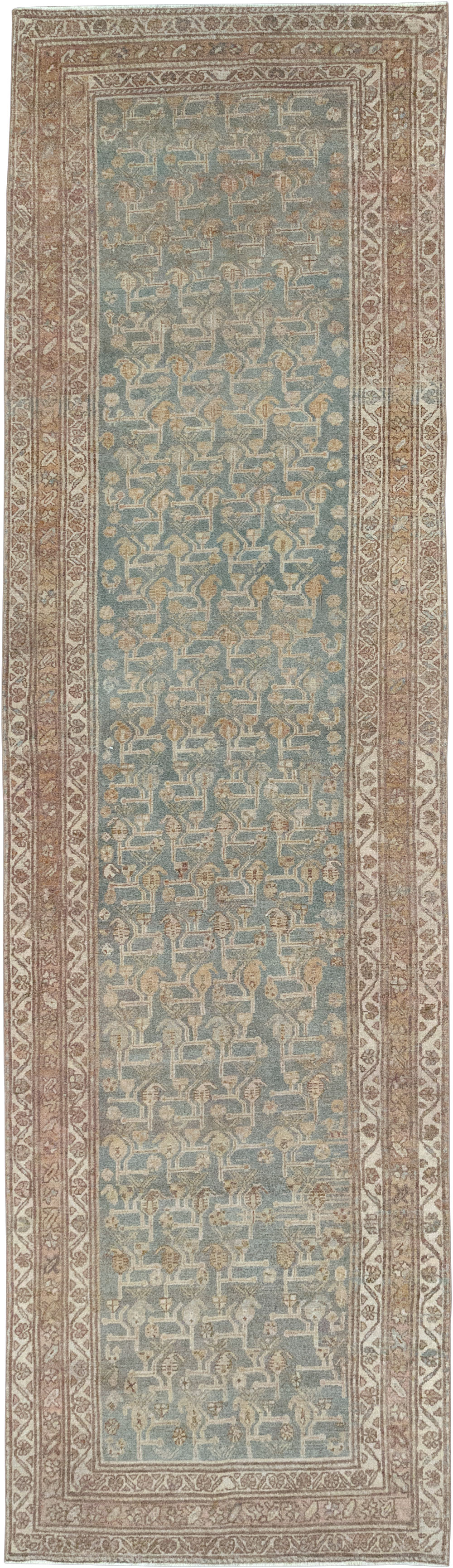 Antique Persian Malayer Runner, No.32923 - Staging