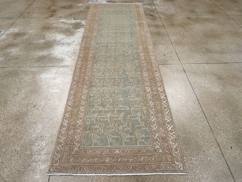 Antique Persian Malayer Runner, No.32923 - Staging