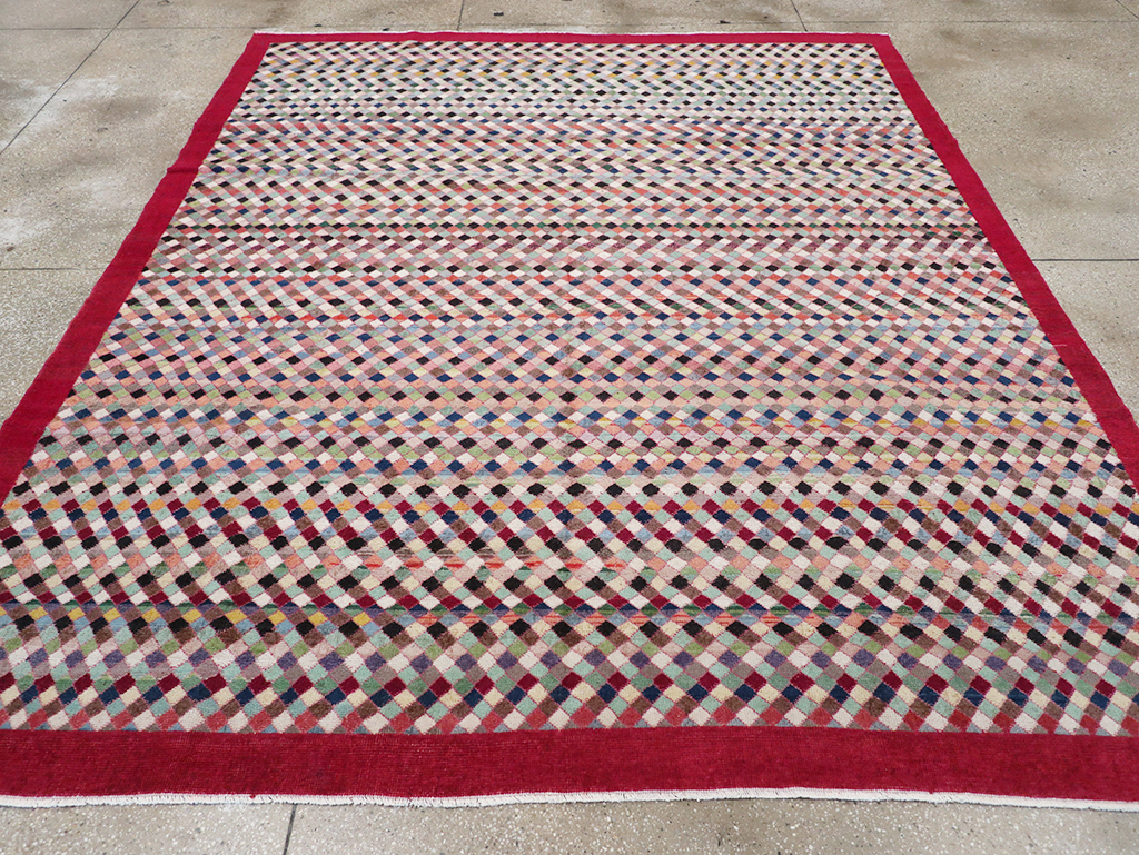 Vintage Turkish Anatolian Small Room Size Carpet, No.32927 - Staging