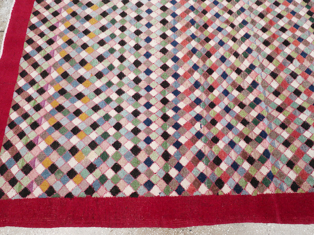 Vintage Turkish Anatolian Small Room Size Carpet, No.32927 - Staging