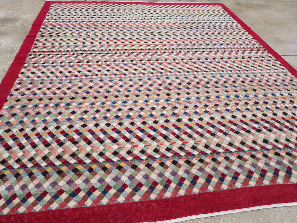 Vintage Turkish Anatolian Small Room Size Carpet, No.32927 - Staging