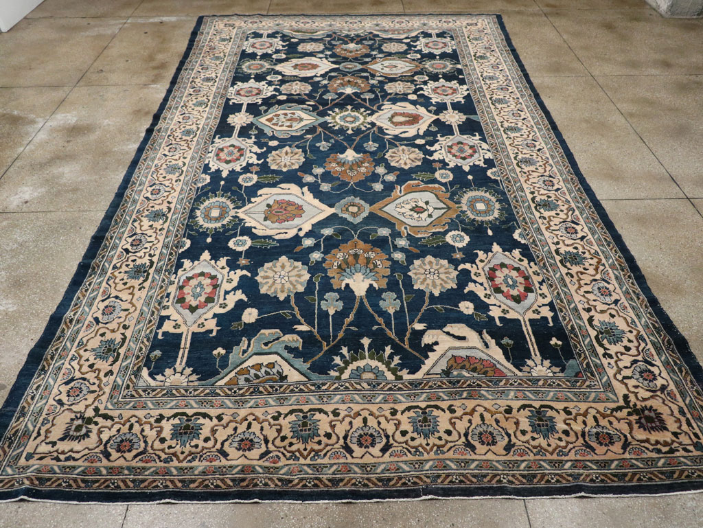 Antique Persian Malayer Large Carpet, No.32932 - Staging