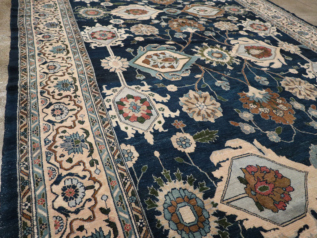 Antique Persian Malayer Large Carpet, No.32932 - Staging