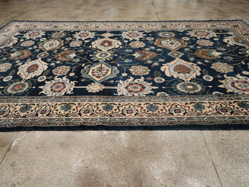 Antique Persian Malayer Large Carpet, No.32932 - Staging