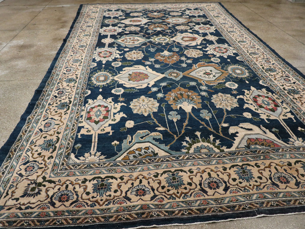Antique Persian Malayer Large Carpet, No.32932 - Staging