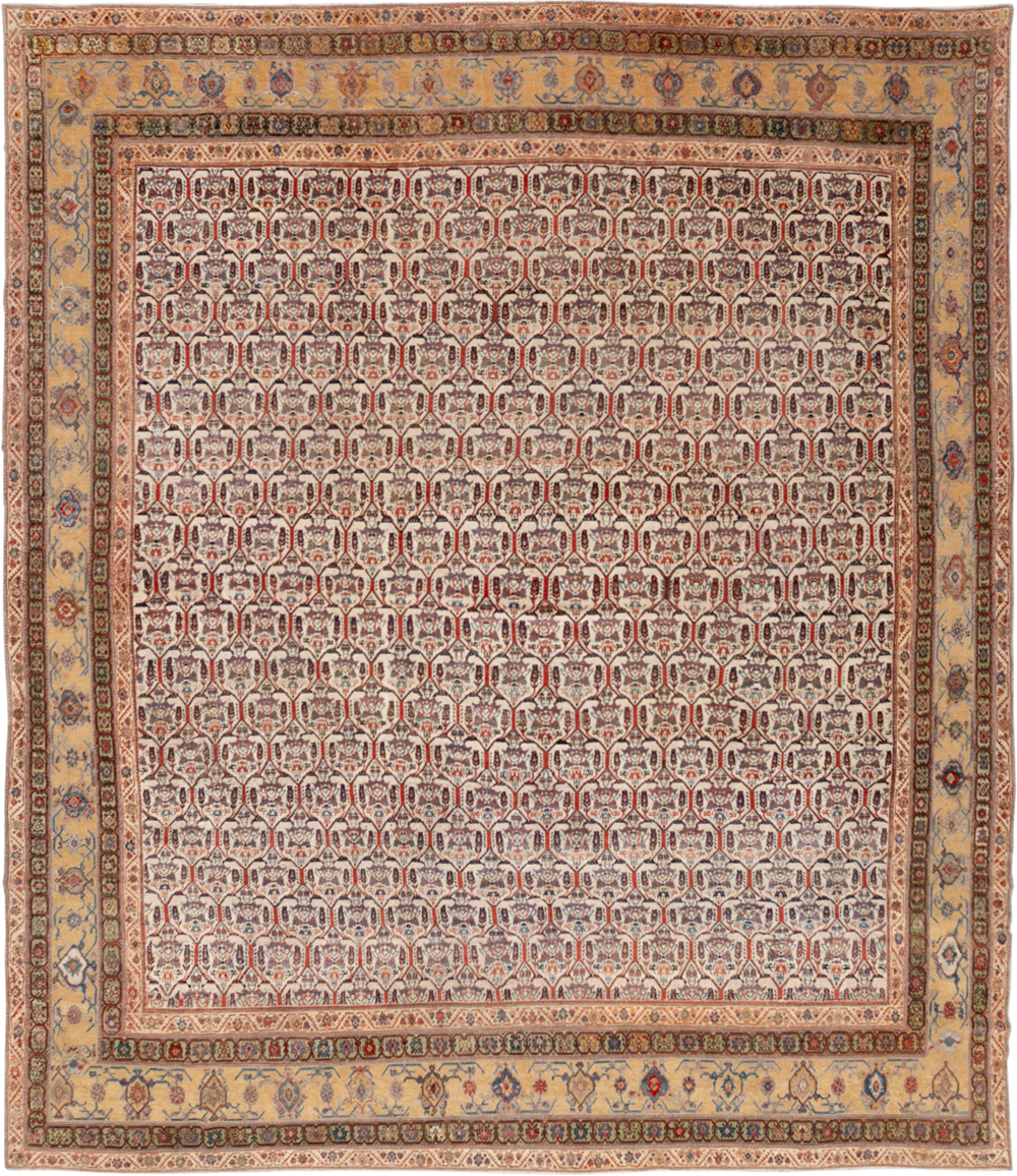 Antique Persian Fereghan Mahal Oversize Carpet, No.32933 - Staging