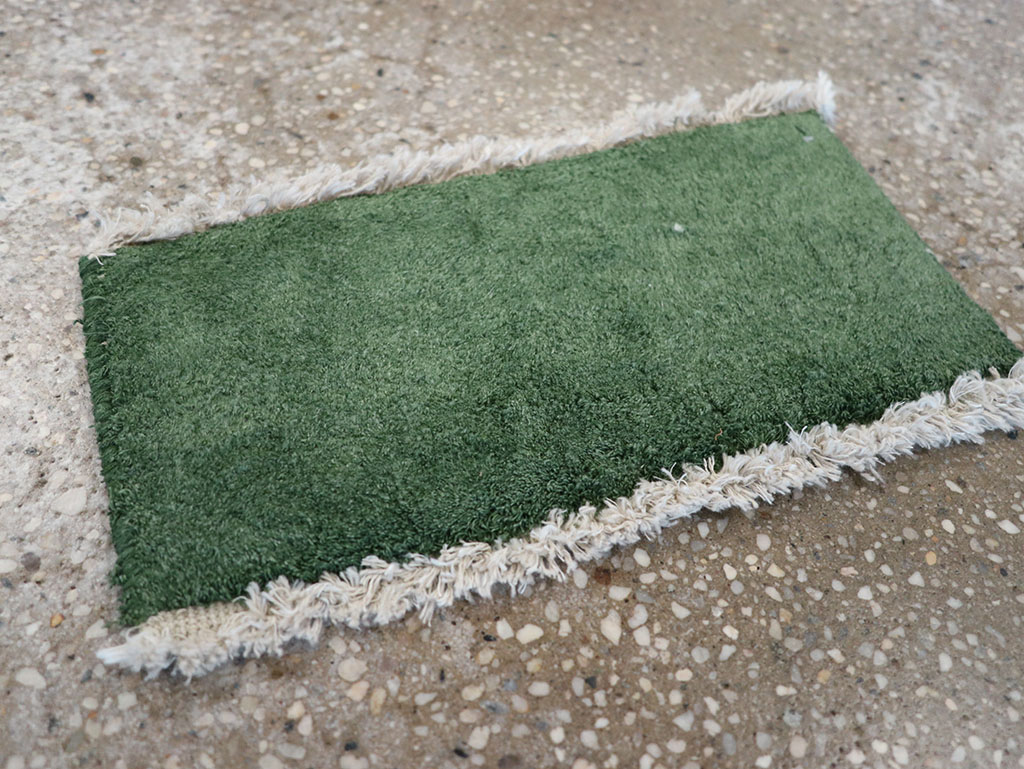 Modern Indian Cotton Throw Rug, No.32960 - Staging