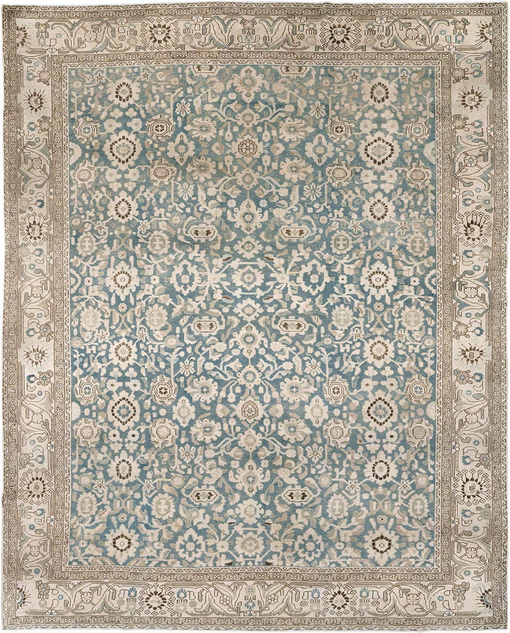 Antique Persian Mahal Room Size Rug, No.32965 - Staging