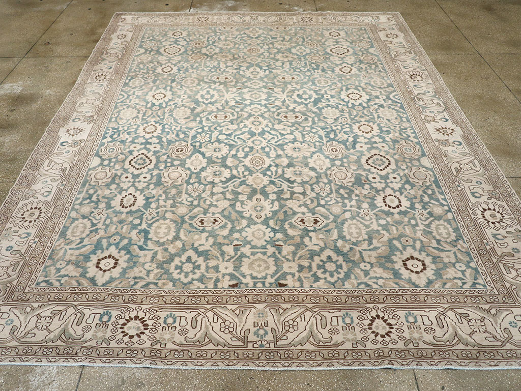 Antique Persian Mahal Room Size Rug, No.32965 - Staging