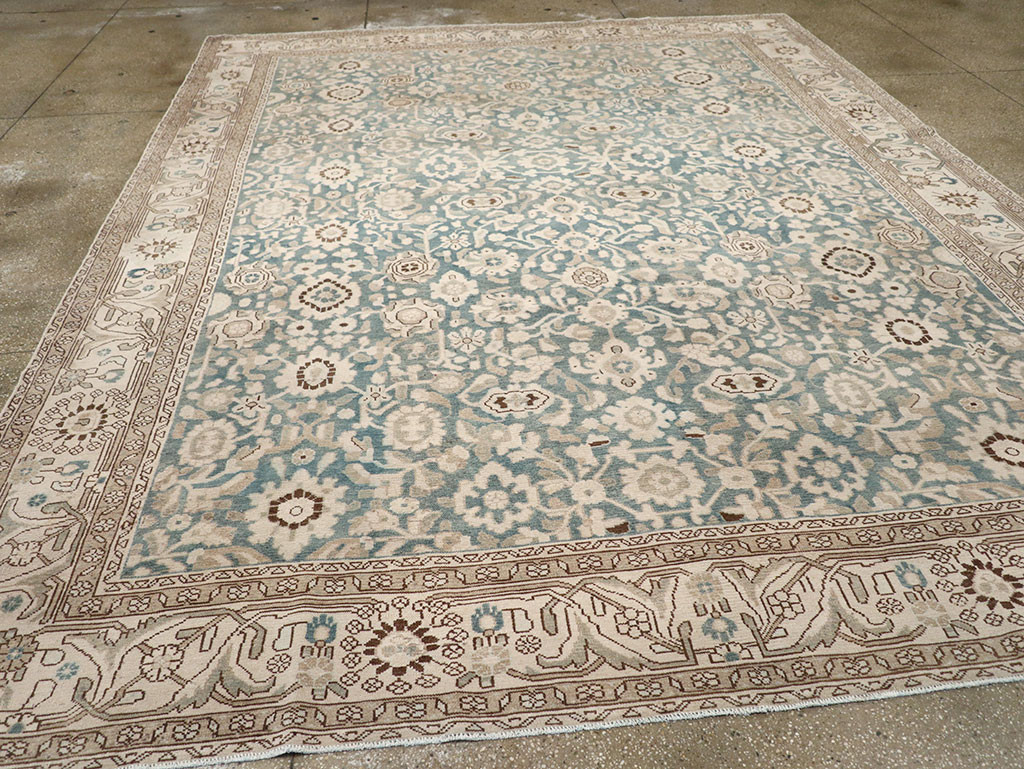 Antique Persian Mahal Room Size Rug, No.32965 - Staging
