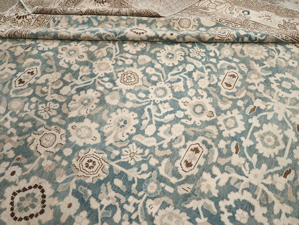 Antique Persian Mahal Room Size Rug, No.32965 - Staging