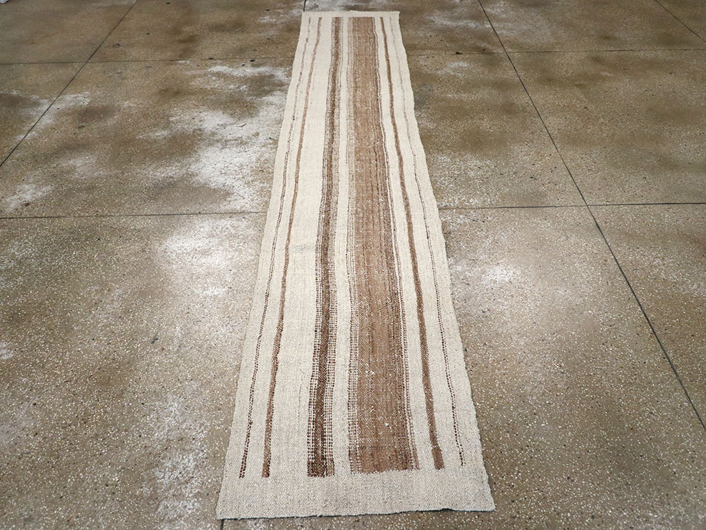 Vintage Turkish Flatweave Kilim Runner, No.32983 - Staging