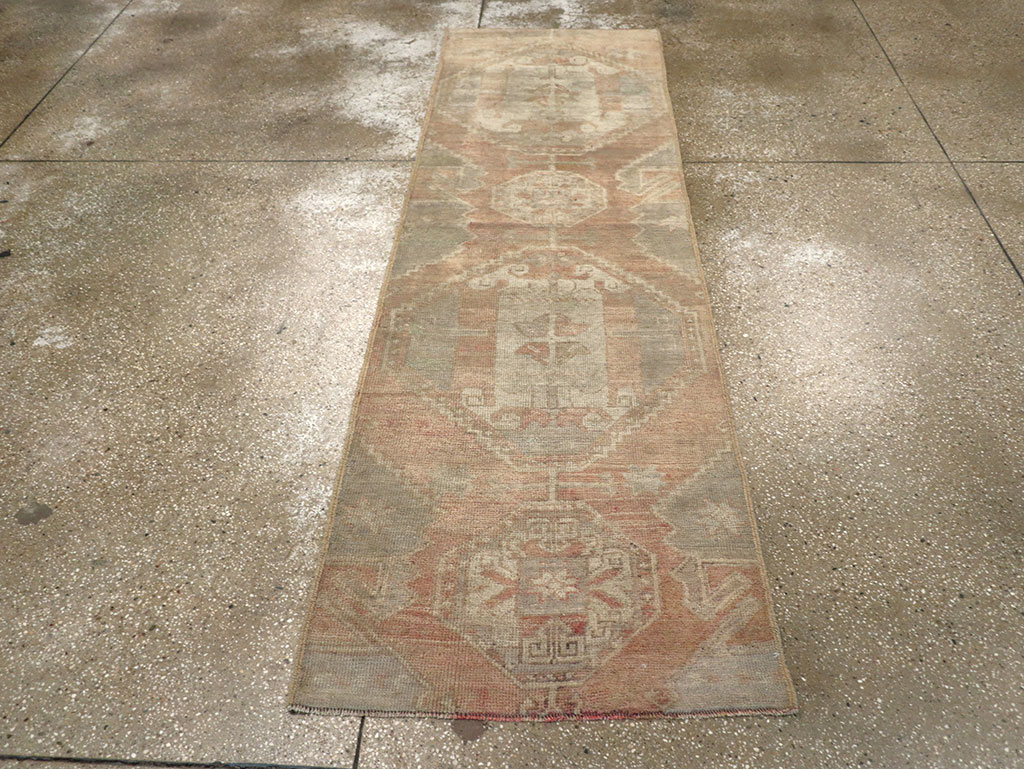 Vintage Turkish Anatolian Runner, No.32986 - Staging