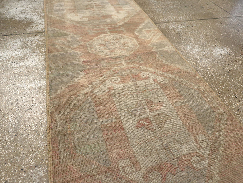 Vintage Turkish Anatolian Runner, No.32986 - Staging