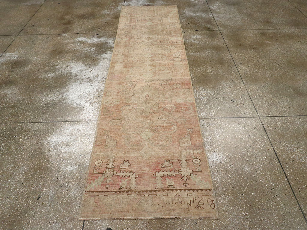 Vintage Turkish Anatolian Runner, No.32989 - Staging