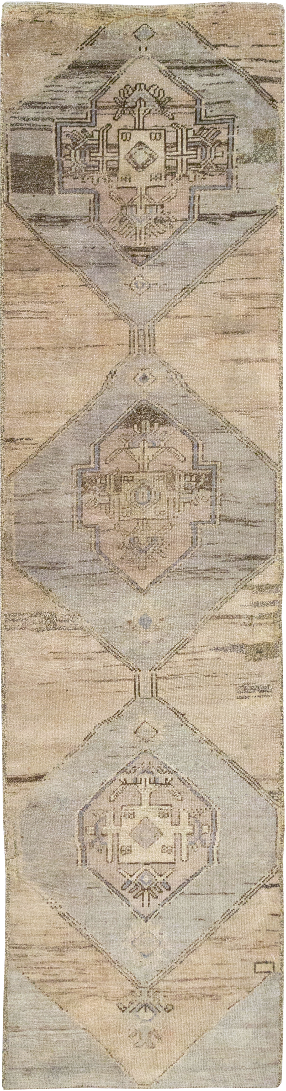 Vintage Turkish Anatolian Runner, No.32993 - Staging