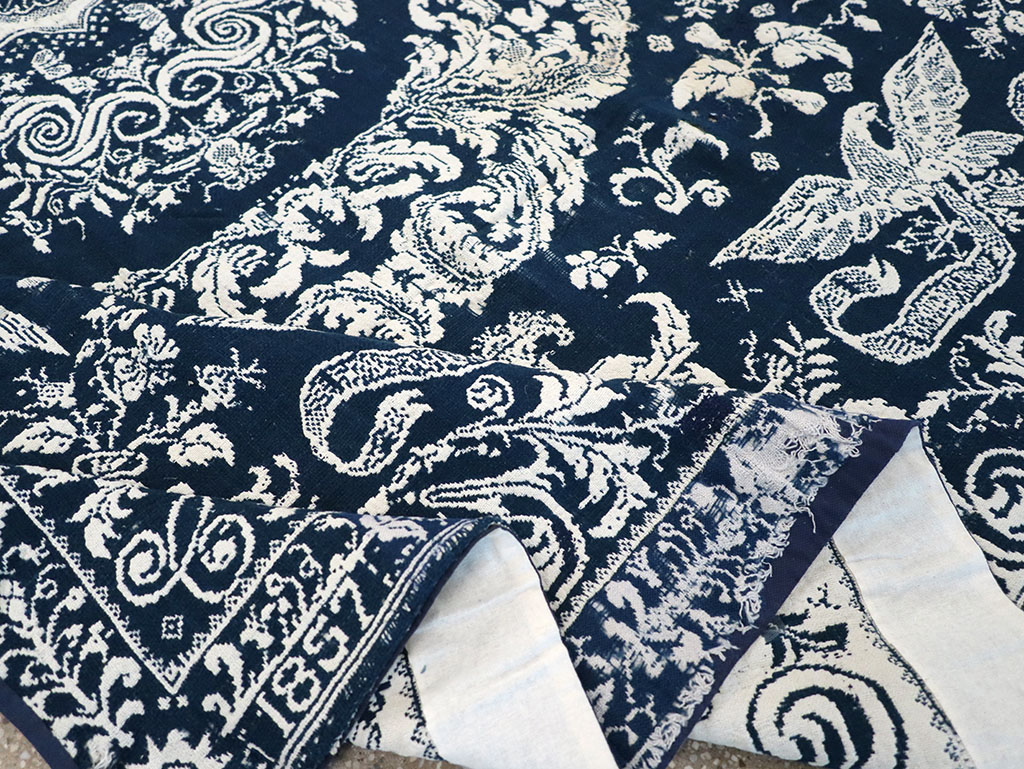 Antique American Coverlet, No.32999 - Staging