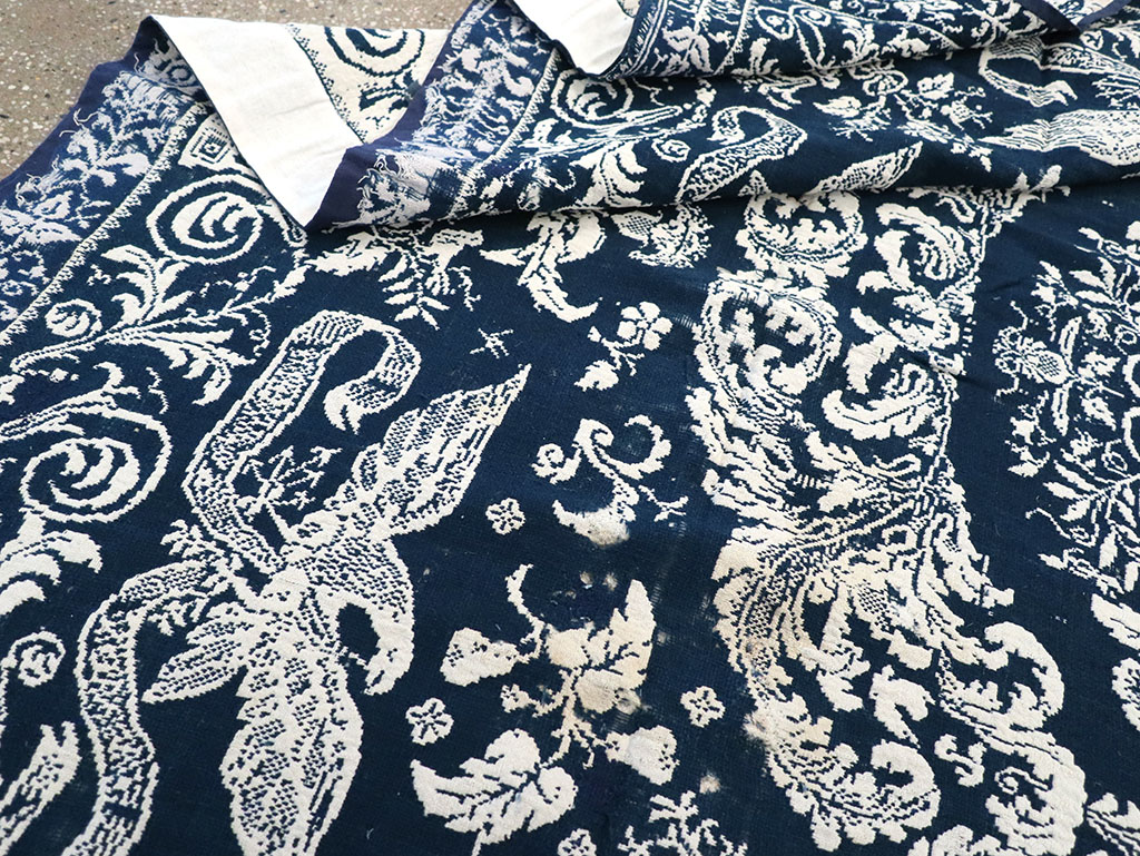 Antique American Coverlet, No.32999 - Staging